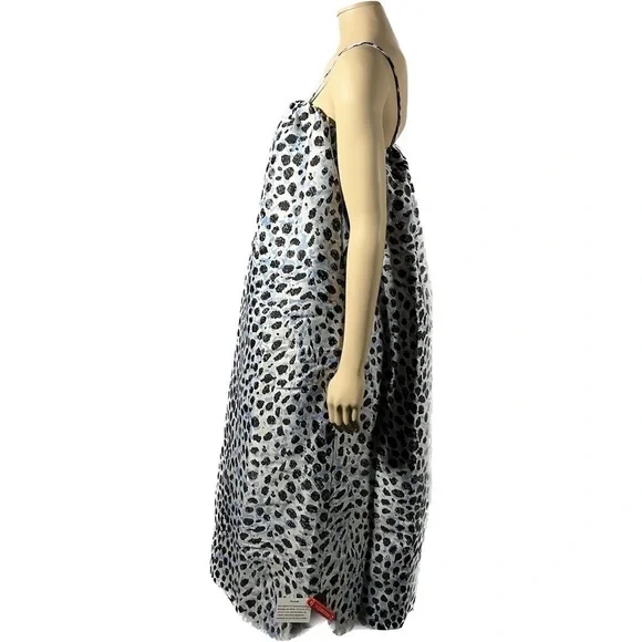 NWT Ganni Jacquard Column dress with pockets - Picture 2 of 14